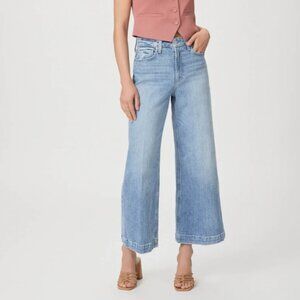 PAIGE | Harper High Rise Ankle Wide Leg